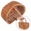 Multi-Purpose Willow Basket Light Brown Handwoven with Handle 8