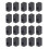 20PCS Tremolo Bridge Fine Tuning Screws String Insert Blocks Locking Nut String Lock Screws for 1