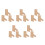 15Pcs Khaki DIY Easel Back for Picture Frames Versatile Tabletop Stand 8