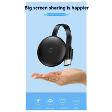 Wireless -Compatible Adapter, 2.4/5 GHz Wireless Transmitter and Receiver 1080P WiFi Display Dongle Supports