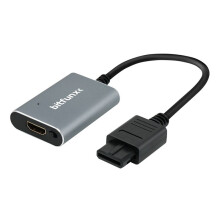 Bitfunx -Compatible HD Video Converter dla Gier Retro N64/SNES/SFC/NGC NTSC/PAL AV/SV Adapter Plug And