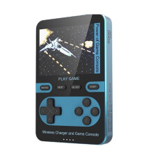 Machine de Jeu Mobile Sans Fil à Chargement Rapide, Chargement Magnétique, Trésor 5000 MA, Machine de Jeu , Bleu