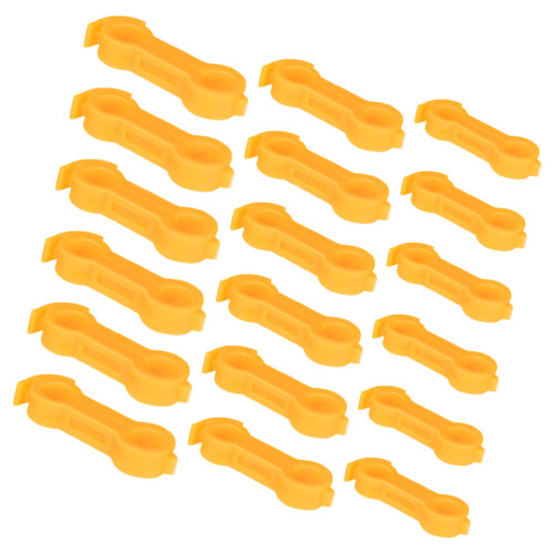 54Pcs Easy-Use Yellow PVC Chick Leg Alignment Bands for Farm Use 1