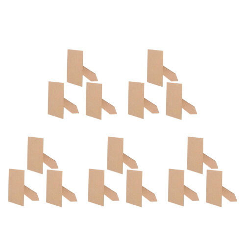15Pcs Khaki DIY Easel Back for Picture Frames Versatile Tabletop Stand 2