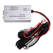 Autofabriek Radio Stereo AUX RCA Audio-Ingang Adapter Bedraad FM Modulator Antennepoort
