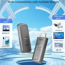 5G Wireless -CompatibleI Video Transmitter & Receiver Kit Home Audio Video TV Stick Full HD Projector Extender