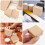30Pcs Durable Wooden Stamps for Making Crafts and DIY Projects Khaki 11