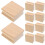 30Pcs Durable Wooden Stamps for Making Crafts and DIY Projects Khaki 2