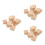 30Pcs Durable Wooden Stamps for Making Crafts and DIY Projects Khaki 9