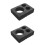 2Pcs Black Foam Drink Carrier Tray Multi-Hole Cup Holders for 5