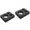 2Pcs Black Foam Drink Carrier Tray Multi-Hole Cup Holders for 4