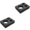2Pcs Black Foam Drink Carrier Tray Multi-Hole Cup Holders for 3