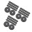 60Pcs Breathable Nonwoven Tree Mulch Rings Grey Weed Protector 5