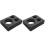 2Pcs Black Foam Drink Carrier Tray Multi-Hole Cup Holders for 2