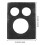2Pcs Black Foam Drink Carrier Tray Multi-Hole Cup Holders for 8