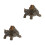 2Pcs Brown Plastic Ancient Chinese Mythology Creature Kid's Plaything 3