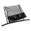 2Pcs Adjustable Floating Pool Lounger Black Nylon PVC Mesh 2
