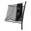 2Pcs Adjustable Floating Pool Lounger Black Nylon PVC Mesh 3