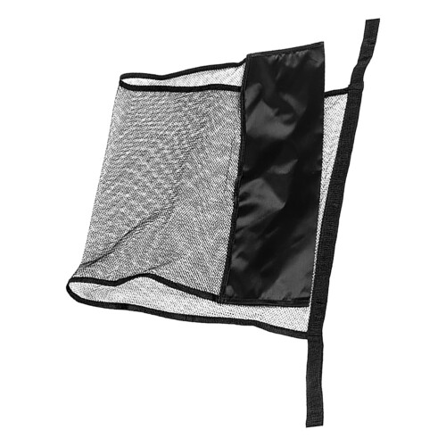 2Pcs Adjustable Floating Pool Lounger Black Nylon PVC Mesh 2