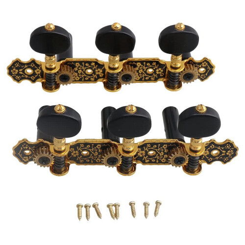 2Pcs Classical Guitar Strings Tuning Pegs Keys Tuners Musical Stringed Instruments for Classical Guitars Parts