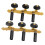 2Pcs Classical Guitar Strings Tuning Pegs Keys Tuners Musical Stringed Instruments for Classical Guitars Parts 5