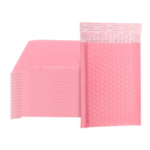 50 StüCk Schaum Umschlag Taschen Selbst Dichtung Mailer Gepolsterte UmschläGe mit Blase MailingTasche Pakete Tasche Rosa