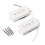 1Par 4 Strings Noiseless Pickup Vit för Precision P-Basgitarr Ersättningsdelar 2