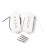 1Par 4 Strings Noiseless Pickup Vit för Precision P-Basgitarr Ersättningsdelar 3
