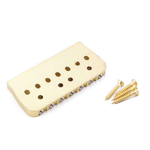7 String Guitar Saddle Bridge Fixed Bridge for Electric Guitar/Strings Through Body Guitar Replacement 2