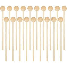 20 Pcs Wood Mallets Percussion Glockenspiel Xylophone Mallets Sticks Wood Small Musical Drumsticks Chime,8.2 Inch