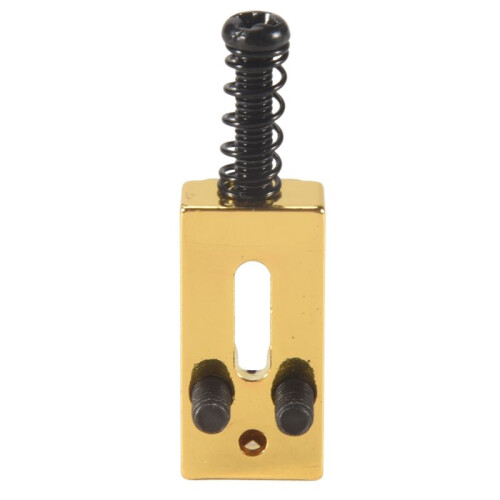 6 St Metallgitarrbro Sadelboll RullsträNg Tremolo Bridge-Sadlar för Elgitarrbytesdelar, Guld 2