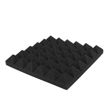 Charcoal Acoustic Foam Tiles Soundproofing Foam Panels Studio Sound Padding 2 x 10 x 10 Inch(Black+)