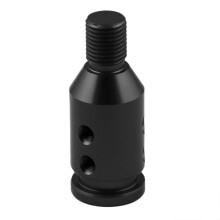 Universal Aluminum Shift Knob Adapter For Non Threaded Shifters 12X1.25Mm,Car Accessories (Black)
