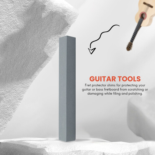 Gitarrfret Crowning File Leveling Tool Slipskydd Reparationsdelsats GitarrreparationsverktygstillbehöR 1