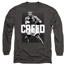 (M, Charcoal) Creed Unisex Adult Final Round Long-Sleeved T-Shirt
