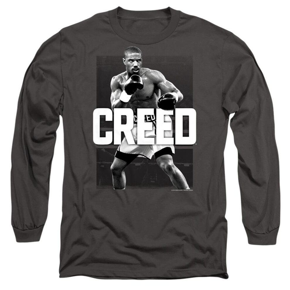 Creed (Xl, Charcoal) Unisex Adult Final Round Long-Sleeved T-Shirt Multicoloured