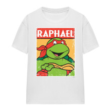 (S, Athletic) Teenage Mutant Ninja Turtles Womens/Ladies Raphael T-Shirt