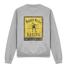 (M, Athletic Heather) Creed Unisex Adult Mighty Mick's Poster Heather Sweatshirt