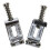 Set med 6 ErsäTtningsset för Chrome Tremolo Bridge-Sadlar för  Elgitarr 3