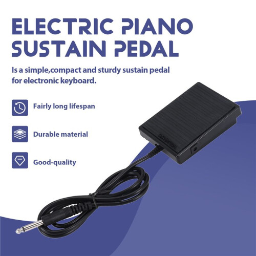 Universal Electronic Piano Foot Sustain Pedal Controller  Compatible Damper Pedal Keyboards 1