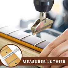 Chitarra Strumento per la Riparazione Della Tastiera del Fret Puller Tastiera per la Riparazione Della Piastra Protettiva Misuratore di Latta in