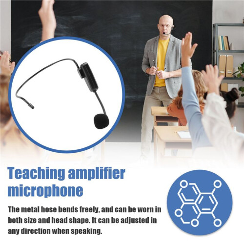 U12F Uhf One For Two Wireless Headset Microphone Amplifier Mixer Suitable For Teaching Guides Meeting Lectures 2