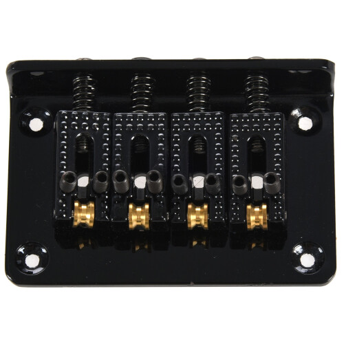 Hard Tail 4 String Guitar Bass Electric Ukulele Bridge Four-String Guitar  String Bridge Black 1