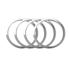 für Qashqai J11 2014-2018 Chrom Auto Lautsprecher Ring Form Aufkleber Innen Rahmen Lautsprecher Abdeckung Auto Teile