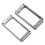 2St Humbucker Pickup Ring MetallböJd Bottenram för LP PRS Gitarrdelar 2