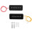 Neck Bridge Soap Bar P90 Pickup Alnico 5 Elgitarr Pickup Single Coil Gitarrdelar Svart 1
