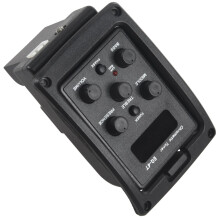EQ-4T Preamp EQ Pickup un 4 Bande con Accordatore per Chitarra Acustica con Sintonizzatore LCD e Preamplificatore per Chitarra Elettrica con Controllo