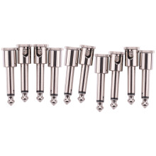 10Ft Guitar Solderless Pedalboard Cable Kit Angle Audio 6.35 Plugs for Guitar Effects Pedals