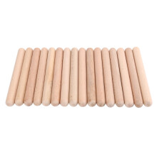 8 Pairs Classical Wood Claves Musical Percussion Instrument Natural Hardwood Rhythm Sticks Percussion Rhythm Sticks Children Musical Toy Gift