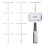 9Pcs Understring Radius Gauge + String Action Ruler Gauge Tool + Guitar Bridge Saddle Nut Files Set Guitar Repair Tool Accessories 1